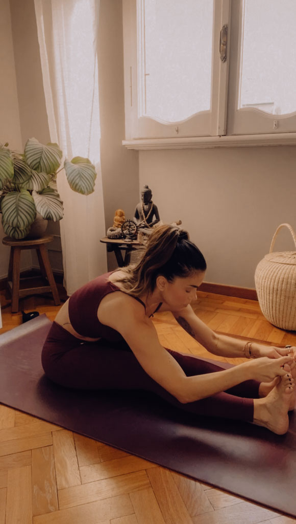 Postura de yoga para la mejora de la fertilidad